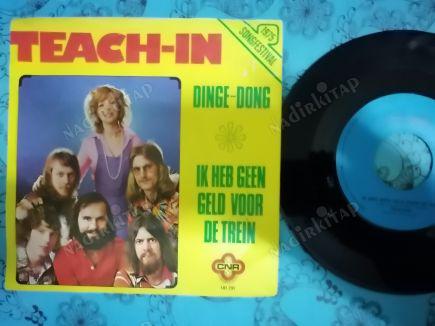 TEACH IN - DING A DONG - 1975 HOLLANDA BASIM 45 LİK PLAK(1975 EUROVISION 1.Sİ)