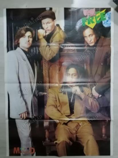 POSTER(Free  Dergisi)-COLOR ME BAD/Arkası:Marky Mark-62X84 CM BOYUTLARINDA