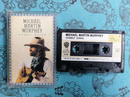 MICHAEL MARTIN MURPHEY  - COWBOY SONGS - 1990 Türkiye Kağıtlı İlk Basım KASET