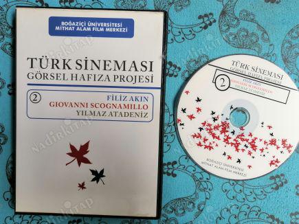 TÜRK SİNEMASI GÖRSEL HAFIZA PROJESİ 2 Filiz Akın / Giovanni Scognamillo / Yılmaz Atadeniz - Belgesel DVD Film 44 Dakika