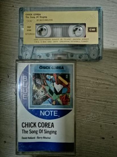 CHICK COREA - THE SONG OF SINGING - 1987 KAĞITLI  TÜRKİYE  BASIM ( KASET )