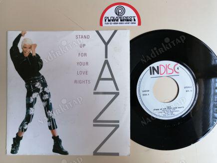 YAZZ - STAND UP FOR YOUR LOVE RIGHTS 1988 BELÇİKA BASIM 45 LİK PLAK