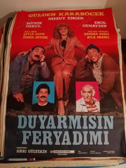 DUYARMISIN FERYADIMI GÜLDEN KARABÖCEK FİLM AFİŞİ - 70X100 CM EBATLARINDA