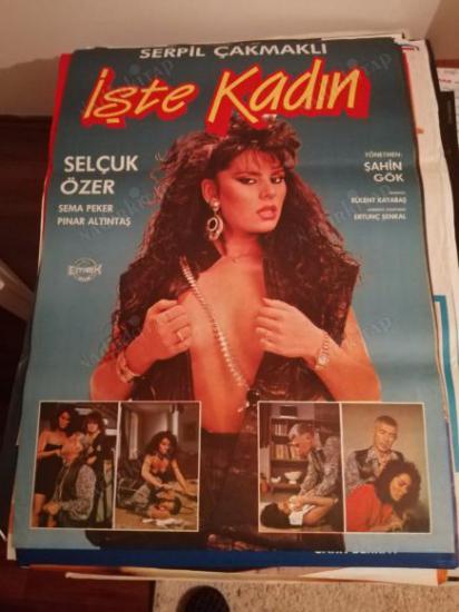 İŞTE KADIN - SERPİL ÇAKMAKLI  - 70X100 CM EBATLARINDA FİLM AFİŞİ