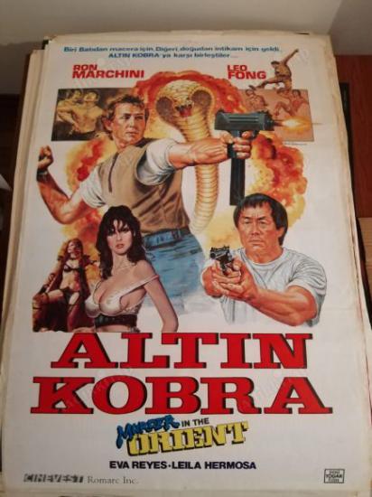 ALTIN KOBRA - MURDER IN THE ORIENT - RON MARCHINI - LEO FONG  - 70X100 CM EBATLARINDA  FİLM AFİŞİ