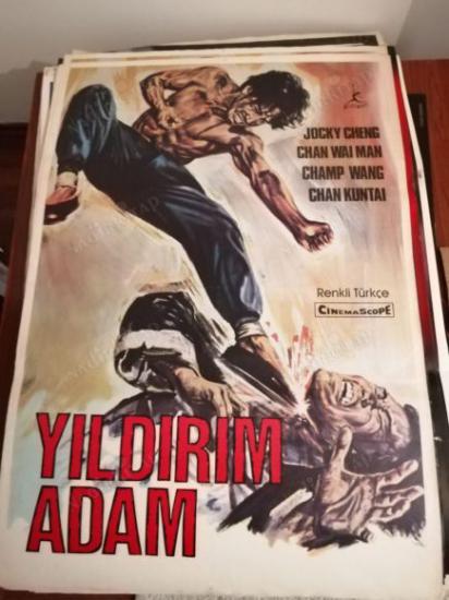 YILDIRIM ADAM  - 70X100 CM EBATLARINDA ÇİZİM  FİLM AFİŞİ