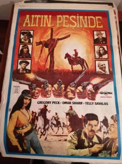 ALTIN PEŞİNDE - OMAR SHARIF - 70X100 CM EBATLARINDA FİLM AFİŞİ