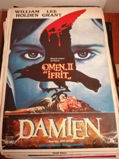 OMEN 2 - İFRİT - DAMIEN - DON TAYLOR FİLMİ - 70X100 CM EBATLARINDA FİLM AFİŞİ