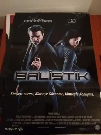 BALİSTİK - ANTONIO BANDERAS  - 70X100 CM EBATLARINDA FİLM AFİŞİ