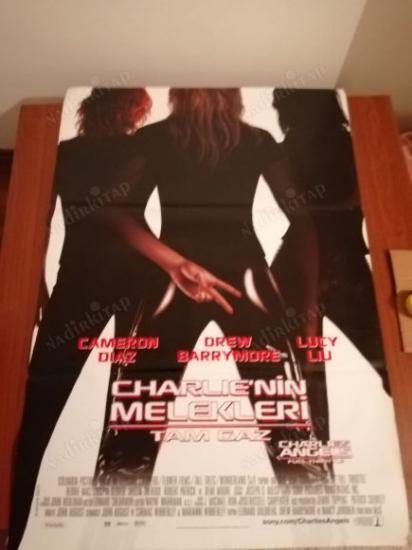 CHARLIE NİN MELEKLERİ - CAMERON DİAZ - DREW BARRYMORE - LUCY LIU  - 70X100 CM EBATLARINDA FİLM AFİŞİ