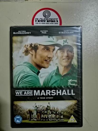 WE ARE MARSHALL  - MATTHEW McCONAUGHEY  126  DAKİKA  DVD FİLM   AVRUPA BASIM TÜRKÇE DİL SEÇENEĞİ YOKTUR  * AÇILMAMIŞ AMBALAJINDA*