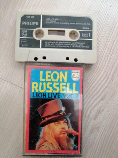 LEON RUSSELL  - LEON LIVE VOL. 2 - 1973 HOLLANDA Basım KASET