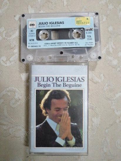 JULIO IGLESIAS - BEGIN THE BEGUINE - 1990 TÜRKİYE KAĞITLI İLK   Basım  *KASET*