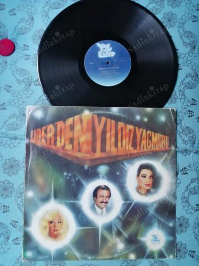 LİDERDEN YILDIZ YAĞMURU 1983 TÜRKİYE BASIM LP ALBÜM- 33 LÜK  *DÖNEM BASKI* PLAK