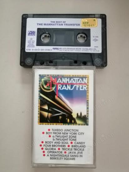 THE MANHATTAN TRANSFER - THE BEST OF THE MANHATTAN TRANSFER  1991 TÜRKİYE KAĞITLI  BASIM  KASET