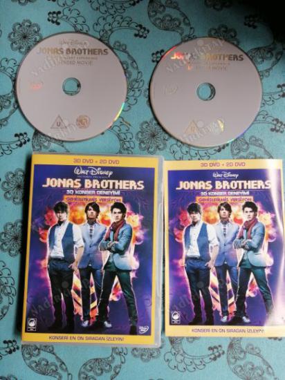 JONAS BROTHERS  3 D KONSER DENEYİMİ EXTENDED MOVIE - 2 DİSKLİK VERSİYON   84  DAKİKA + EKSTRALAR  -   DVD FİLM