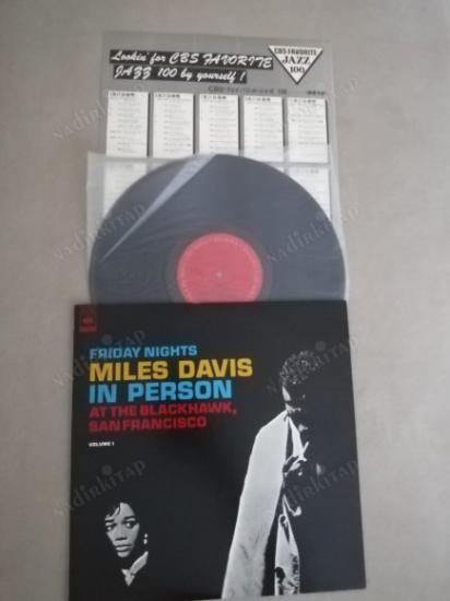 MILES DAVIS - IN PERSON FRIDAY NIGHTS AT THE BLACKHAWK 1979  JAPONYA BASIM 33 LÜK LP  PLAK ( OBİ YOK )