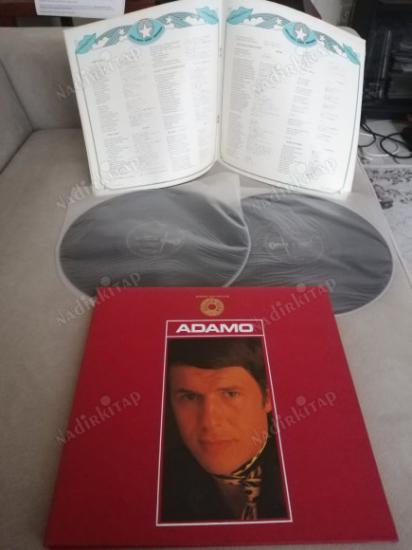 ADAMO - GOLDEN DISK 1980  JAPON BASIM NADİR DOUBLE 33 LÜK LP  PLAK