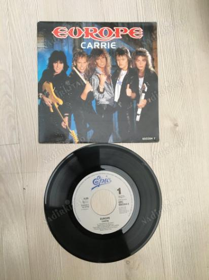 EUROPE - CARRIE / LOVE CHASER - 1986 HOLLANDA BASIM 45’LİK  PLAK