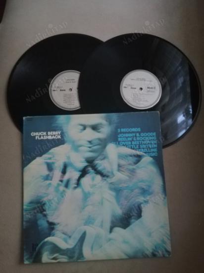 CHUCK BERRY - FLASHBACK - 1975 USA BASIM 33 LÜK DOUBLE LP  PLAK