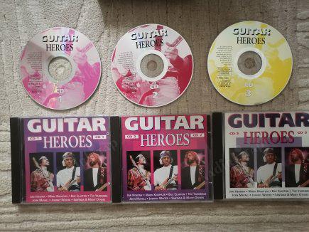 GUITAR HEROES   / 3 CD LİK  ALBÜM   - 1995 (EEC) AVRUPA    BASIM