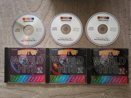 BEST OF WORLD HITS   / 3 CD LİK  TOPLAMA ALBÜM   - 1994 (EEC) AVRUPA    BASIM