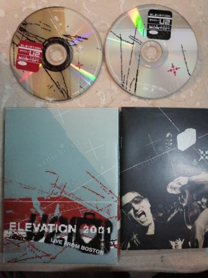 U2 - ELEVATION 2001 -LIVE FROM BOSTON - 2 X KONSER DVD - AVRUPA BASIM