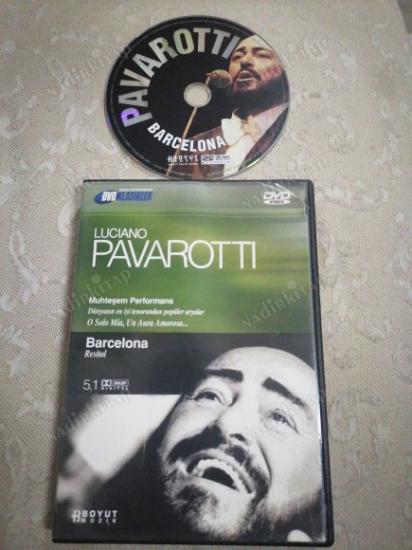 PAVAROTTI  BARCELONA RESİTALİ /KONSER DVD   / 78  DAKİKA - 2004  TÜRKİYE BASIM - BOYUT YAYIN