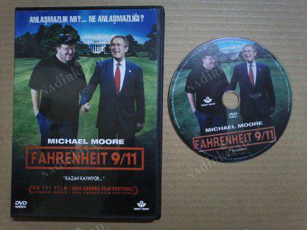 FAHRENHEIT 9/11 - MICHAEL MOORE  - 122  DAKİKA TÜRKİYE BASIM -  DVD BELGESEL  FİLM