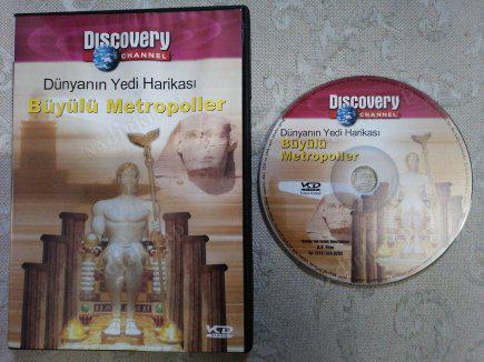 DÜNYANIN YEDİ HARİKASI  / BÜYÜLÜ METROPOLLER   - DISCOVERY CHANNEL BELGESEL VCD  - TÜRKİYE BASIM BELGESEL  VCD FİLM