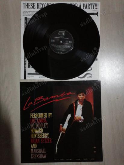 LOS LOBOS - LA BAMBA - SOUNDTRACK -1987 ALMANYA  BASIM LP ALBÜM