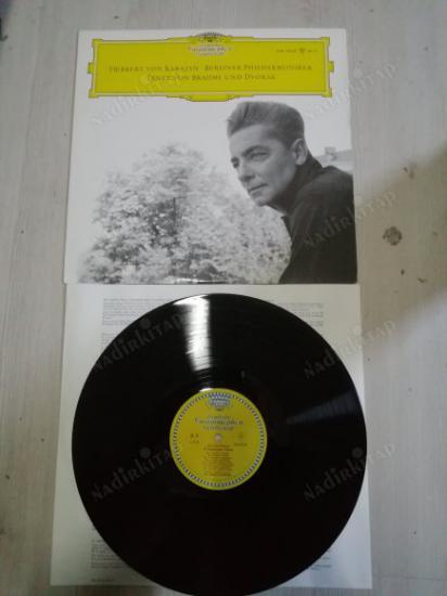 HERBERT VON KARAJAN VE BERLİN FİLARMONİ  - Brahms* / Dvořák* ‎– Tänze Von Brahm -  1962 ALMANYA  BASIM  LP ALBÜM NADİR 33 LÜK PLAK