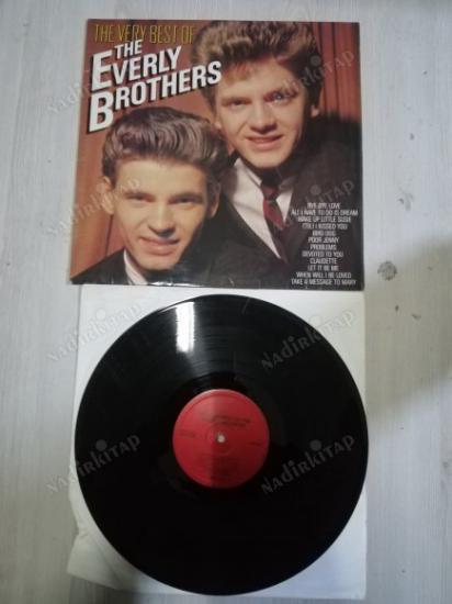 THE EVERLY BROTHERS - THE VERY BEST OF THE EVERLY BROTHERS - 1980 İNGİLTERE   BASIM LP ALBÜM ( BYE BYE LOVE ve  WAKE UP LITTLE SUSIE BU ALBÜMDE )