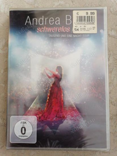 ANDREA BERG - SCHWERELOS LIVE  - TAUSEND UND EINE NACHT-TOUR     -  KONSER DVD  - 2011 ALMANYA BASIM - AÇILMAMIŞ AMBALAJINDA