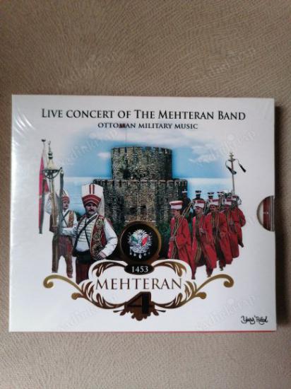 MEHTERAN 4 - OTTOMAN MILITARY MUSIC - LIVE CONCERT OF THE MEHTERAN -TÜRKİYE BASIM -  CD ALBÜM - AÇILMAMIŞ AMBALAJINDA
