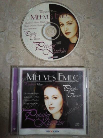 MEHVEŞ EMEÇ - POPÜLER KLASİKLER  ( POPULAR CLASSICS ) - 1997  TÜRKİYE  BASIM CD ALBÜM