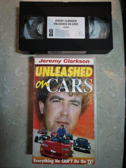 JEREMY CLARKSON - UNLEASHED ON CARS  -  VHS VİDEO FİLM -  60  DAKİKA  - 1996  İNGİLTERE BASIM İNGİLİZCE