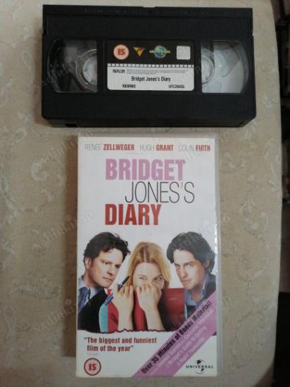 BRIDGET JONES’S DIARY - RENEE ZELLWEGER / HUGH GRANT    VHS VİDEO FİLM - 132  DAKİKA -2001 İNGİLTERE BASIM İNGİLİZCE (+15)