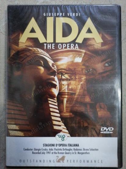 GUISEPPE VERDI - AIDA THE OPERA - 59 DAKİKA - 2006 AVRUPA  BASIM -  DVD KONSER  - AÇILMAMIŞ AMBALAJINDA