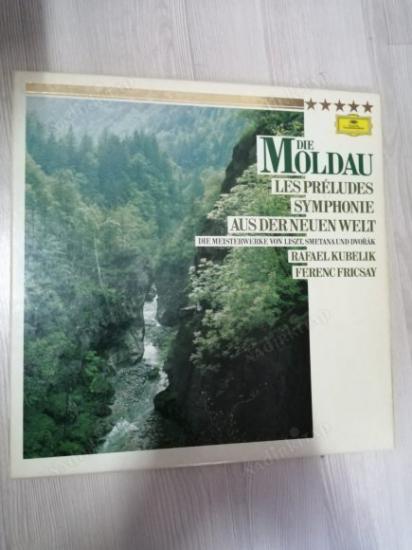 DIE MOLDAU - LISZT / SMETANA / DVORAK  - ALMANYA  BASKI 2x LP BOX SET PLAK