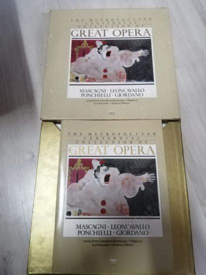 Mascagni /Leoncavallo / Ponchiell/ Giordano - Italian Verismo (Scenes from Cavalleria Rusticana -Pagliacci) 1981 USA   BASKI 4x LP BOX SET PLAK