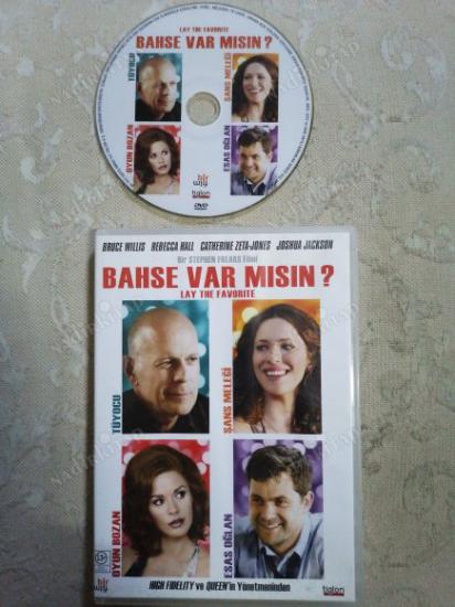 BAHSE VAR MISIN ( LAY THE FAVORITE ) - BRUCE WILLIS / CATHERINE ZETA-JONES  - TÜRKİYE BASIM - 90 DAKİKA - DVD FİLM