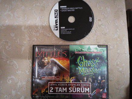 LEVEL KLASİK OYUNLAR SERİSİ 2 TAM SÜRÜM - WARRIOR KINGS BATTLES / GHOST MASTER  - PC CD -ROM OYUN