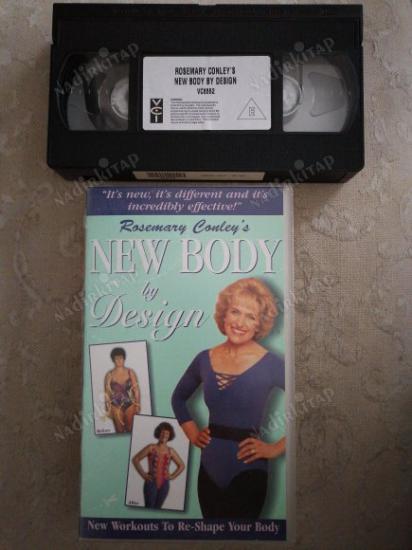 VHS VİDEO - ROSEMARY CONLEY’S NEW BODY BY DESIGN  - 75 DAKİKA - İNGİLİZCE