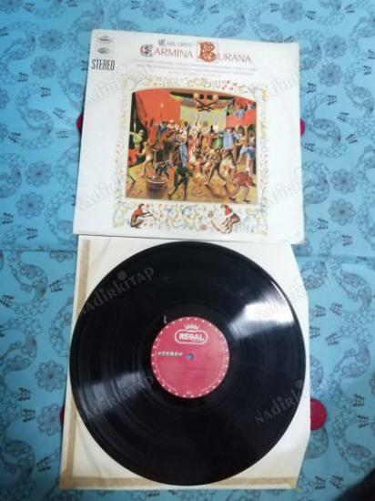 CARMINA BURANA - CARL ORFF - NEW PHILHARMONIA ORCHESTRA  -  1966 TÜRKİYE BASIM LP ALBÜM