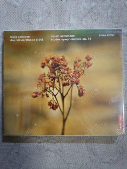 FRANZ SCHUBERT / ROBERT SCHUMANN - EMRE ELİVAR (PİYANO ) - 2009 TÜRKİYE  BASIM ALBÜM CD - AÇILMAMIŞ AMBALAJINDA