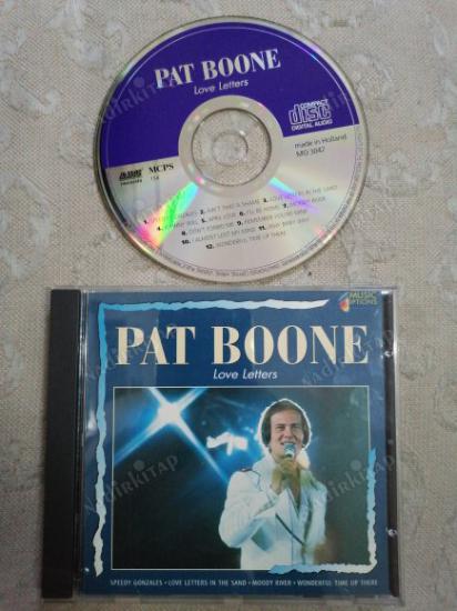 PAT BOONE - LOVE LETTERS - 1987 HOLLANDA  BASIM CD ALBÜM -