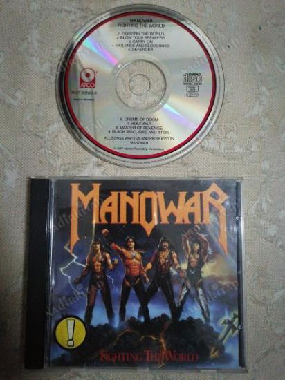 MANOWAR - FIGHTING THE WORLD  -1987 ALMANYA  BASIM CD  ALBÜM