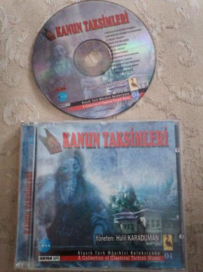 KANUN TAKSİMLERİ - Halil Karaduman   -  1994 TÜRKİYE  BASIM CD ALBÜM