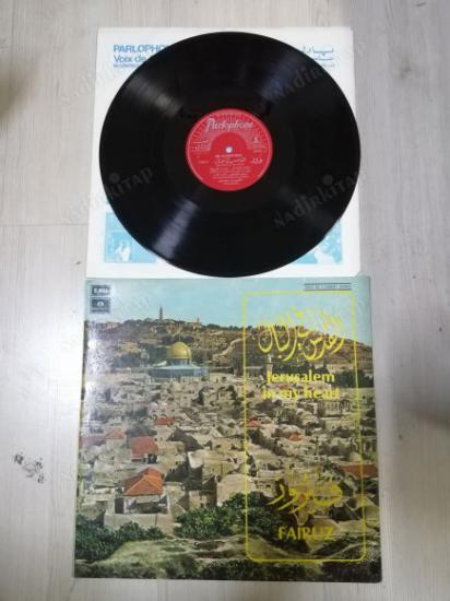 FAIRUZ - JERUSALEM IN MY HEART  - 1972  LÜBNAN KAYIT YUNANİSTAN  BASIM LP NADİR ALBÜM- 33 LÜK PLAK